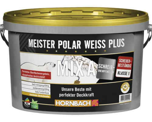 Eimer mit Meister Polar Weiss Plus Innenfarbe