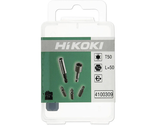 HiKOKI Bit-Set mit T50 Torx und 50 Millimeter Länge