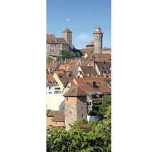 Ansicht der Nürnberger Burg über den Dächern der Stadt.