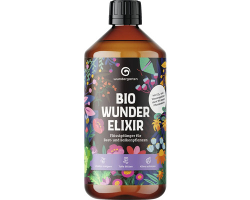 Bio Flüssigdünger für Beet- und Balkonpflanzen von Wundgarten im Behälter