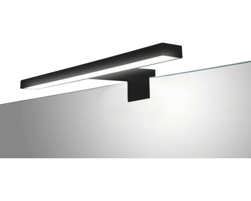 Spiegelleuchte LED Ausatzleuchte Faro 5 W schwarz Spiegelleuchte zur Anbringung an einem Spiegel