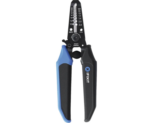 Abisolierzange mit Kabelschneider und iFixit Logo