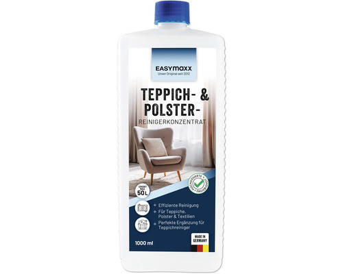Reinigungsmittel Teppichshampoo EASYmaxx 2er-Set Flasche Teppich- und Polsterreiniger-Konzentrat, 1000 ml