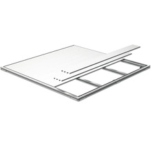 Dachplattenelement mit Metallrahmen