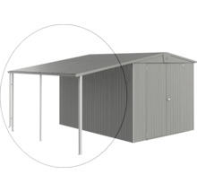 Metall Gerätehaus mit Anbau