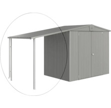 Metall Gerätehaus mit Vordach für Gartengeräte
