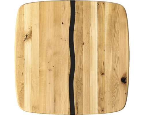 Holzplatte mit Epoxidharz
