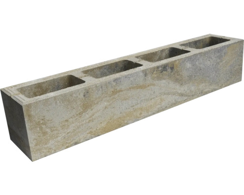 Mauerstein RESIDENZ muschelkalk 100 cm x 19 cm x 19 cm Beton Hohlblockstein