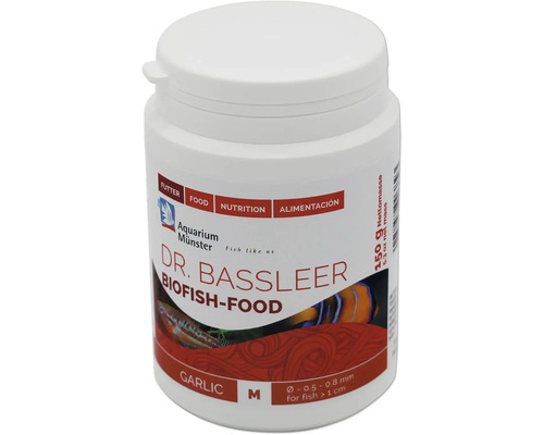Dr. Bassleer Biofish-Food Knoblauch Fischfutter, 150 Gramm