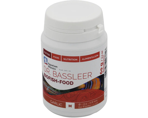 Dr. Bassleer Biofish-Food Knoblauchfutter für Aquarienfische, 60 Gramm