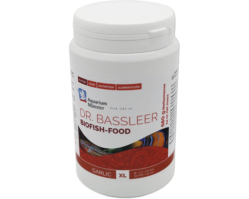 Aquariumfischfutter Aquarium Münster Dr. Bassleer Biofish Food garlic Xl 680 g Dr. Bassleer Biofish-Food Knoblauch XL Fischfutter