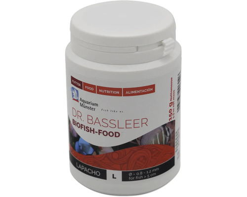 Aquariumfischfutter Aquarium Münster Dr. Bassleer Biofish Food Lapacho L 150 g Dr. Bassleer Biofish-Food in einer Dose mit 150 g Nettomasse