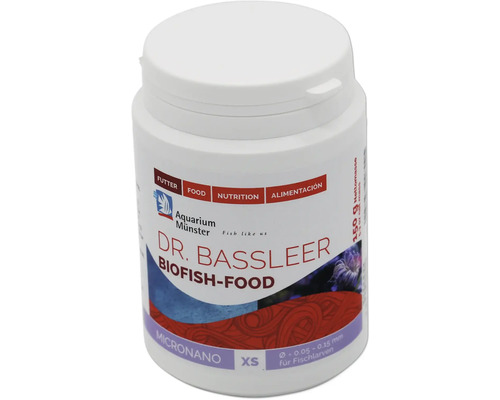Dr. Bassleer Biofish-Food Micronano XS Fischfutter Dose