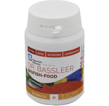 Dr. Bassleer Biofish-Food in einer weißen Dose mit Moringa