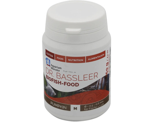 Dr. Bassleer Biofish-Food Kürbis, Fischfutter für Aquarienfische