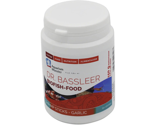 Garnelenfutter Aquarium Münster Dr. Bassleer Biofish Food Shrimp garlic 150g Dr. Bassleer Biofish Food Shrimp Sticks mit Knoblauch, 150 Gramm