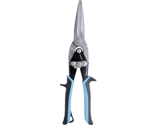 Blechschere mit Stahlklingen und Griffen