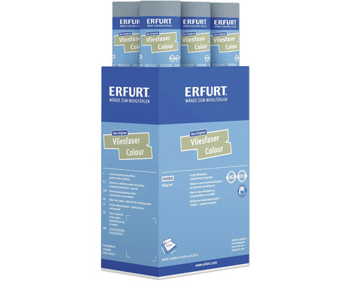 Erfurt Vliesfaser Colour Tapetenpackung mit sechs Rollen