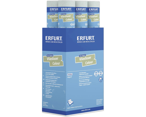 Erfurt Vliesfaser Colour Tapetenpackung mit sechs Rollen