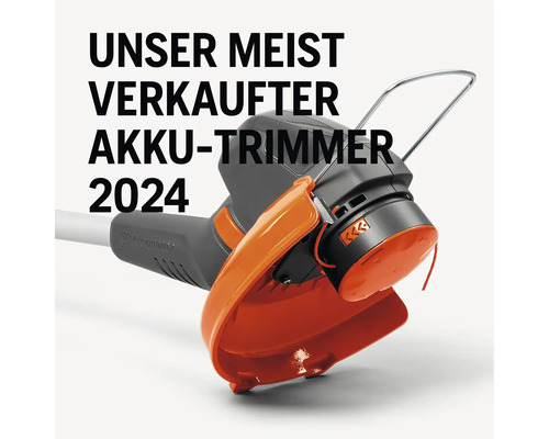 Husqvarna Akku Trimmer unser meist verkaufter Trimmer 2024