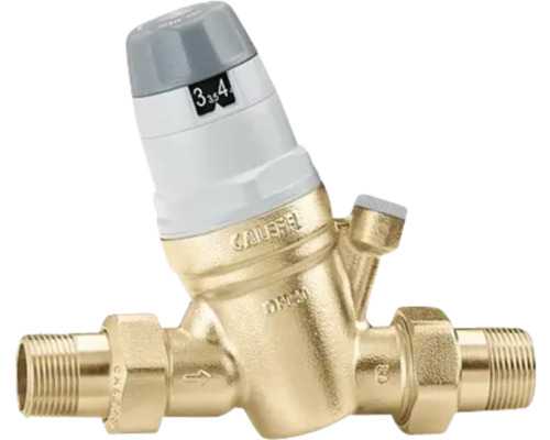 Druckminderer ohne Manometer 3/4" Thermostatventil Eckform für Heizkörper
