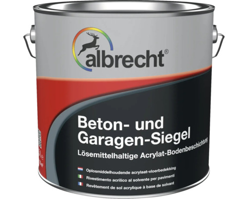 Albrecht Betonfarbe Garagensiegel silbergrau 2,5 l Albrecht Beton und Garagen Siegel in einer Dose.