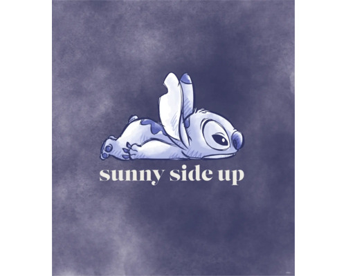Illustration von Stitch mit dem Schriftzug Sunny Side Up