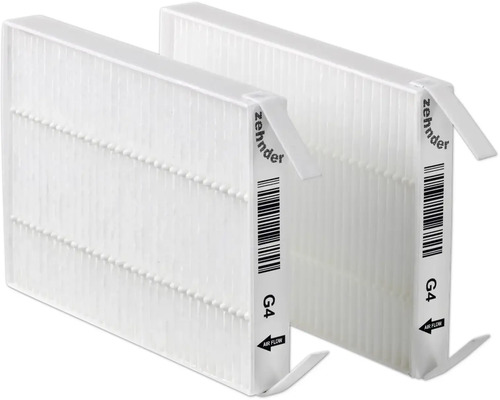 Zehnder Filterset F7/G4 für ComfoSpot 50 2 Stück 239176 Zwei Zehnder G4 Luftfilter
