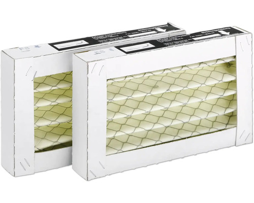 Zehnder Filterset G4 ComfoAir flat 150 2 Stück 047951 Zwei Zuluftfilter in weißer Rahmenkonstruktion