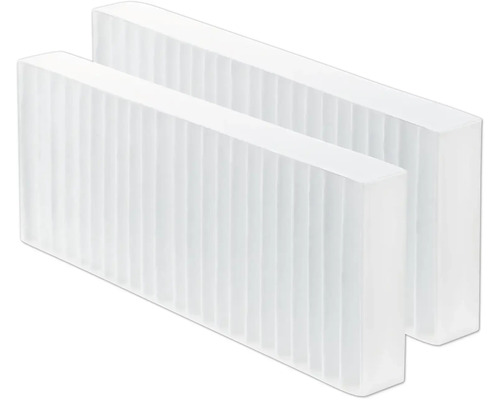 Zehnder Filterset G4 Novus 300/450 2 Stück 047814 Zwei weiße Filterkassetten