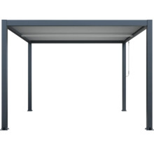 Pergola mit Lamellendach und vier Pfosten