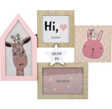 Fotorahmen Collage mit Tiermotiven