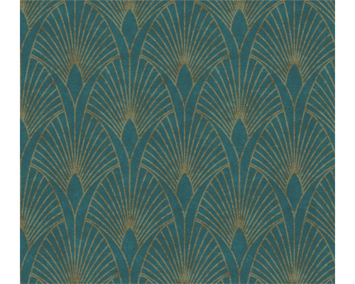 3D Pop.up Panel selbstklebend 79184-3 Art Deco petrol 2,50 x 0,52 m Tapete mit Art-Déco-Muster