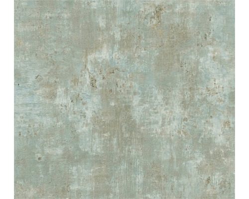 3D Pop.up Panel selbstklebend 79184-7 Rost grün/blau 2,50 x 0,52 m Abstrakte Tapete mit Putzstruktur