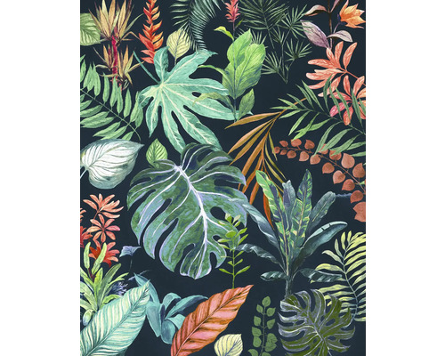 Fototapete Vlies P263-VD2 Colourful Leaves 2-tlg. 200 x 250 cm Illustration verschiedener tropischer Blätter