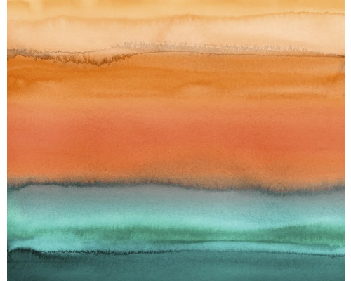 Abstraktes Aquarelldesign mit horizontalen Farbverläufen