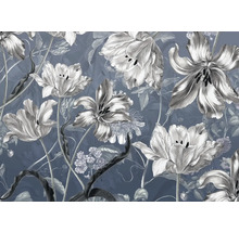 Blumentapete mit Tulpenmuster
