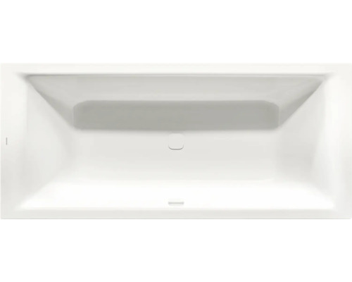 Rechteckige Badewanne von oben