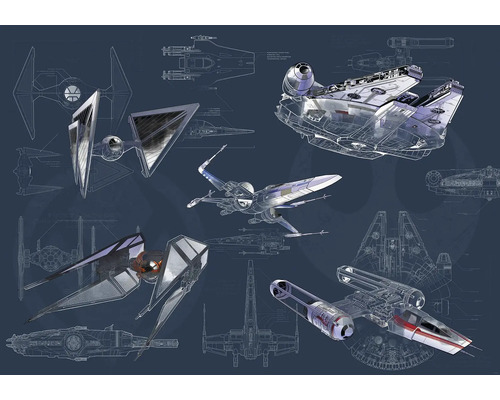 Illustration von Star Wars Raumschiff Designs