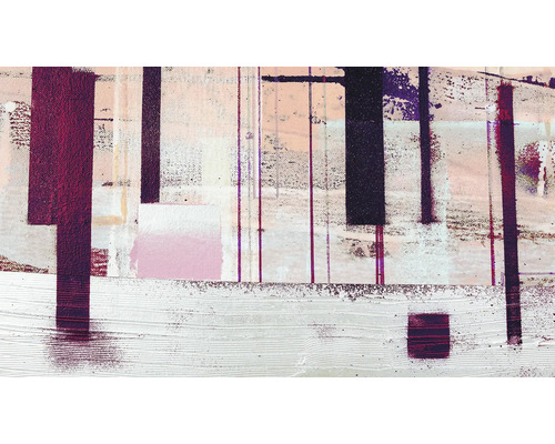 Abstraktes Gemälde mit geometrischen Formen