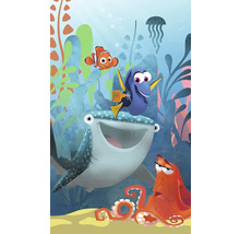 Illustration mit den Charakteren aus Findet Nemo im Ozean