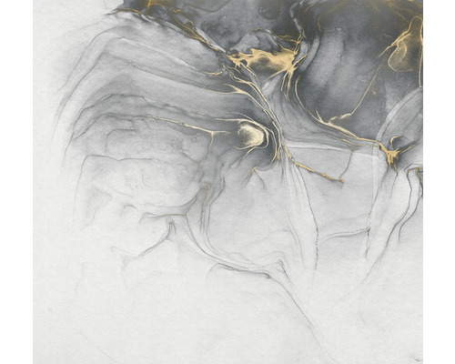 Abstrakte Illustration mit Marmoreffekt in Grau und Gold