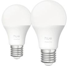 Zwei Hue Essential Leuchtmittel mit E27 Fassung