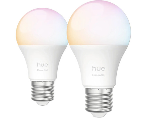 Zwei Philips Hue Essential Glühbirnen