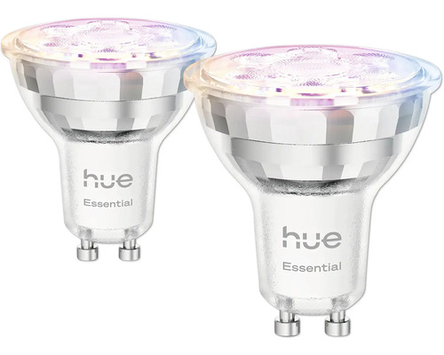 Zwei Philips Hue Essential GU10 LED-Lampen