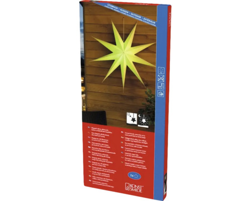 Verpackung eines Konstsmide Außensterns