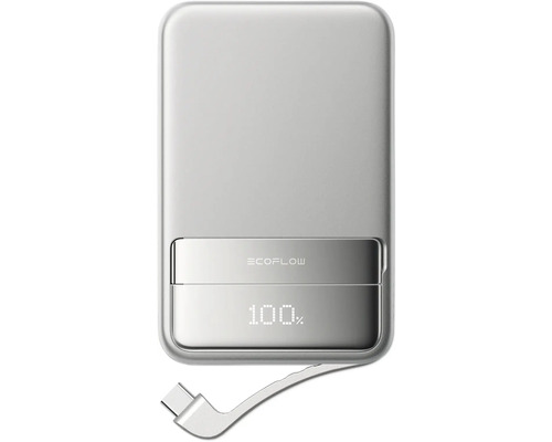 EcoFlow Rapid Magnetic Powerbank 37 Wh 65 W 10.000 mAh EcoFlow Powerbank mit Kabel