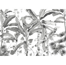 Illustration tropischer Pflanzen als Wanddekoration