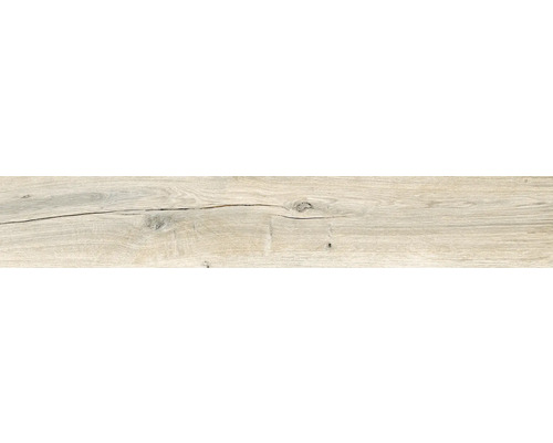 Feinsteinzeug Wand- und Bodenfliese Mumble Honig natural 19,5 x 121 x 0,9 cm rektifiziert Holzfliese mit Holzmaserung