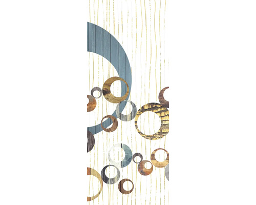 Dekoratives Wandpaneel mit Kreis Muster